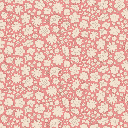 Tilda Creating Memories 130118 Carla Pink Quilting Fabric