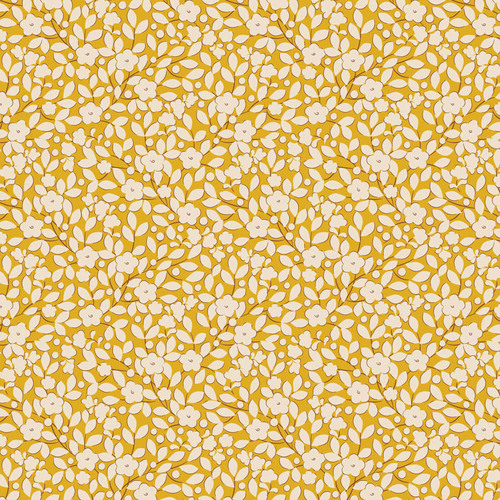 Tilda Creating Memories 130120 Avery Yellow Quilting Fabric