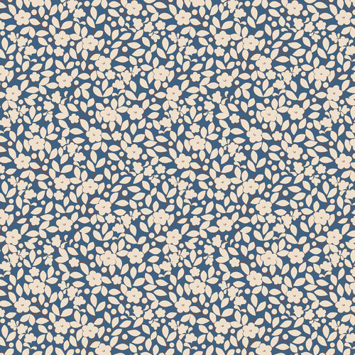 Tilda Creating Memories 130126 Avery Blue Quilting Fabric