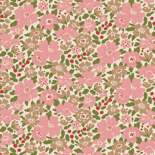 Tilda Creating Memories 130146 Harper Pink Quilting Fabric