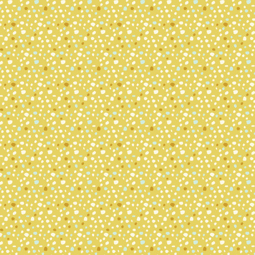 Playful Spring Yellow DV6344 Quilting Fabric 