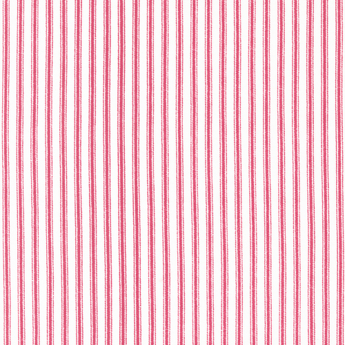 Ellie Soft Red Classic Ticking Stripe 18766 11 Quilt Fabric