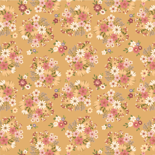 Nature Sings NS24103 Send Her Flowers Yellow Quilting Fabric