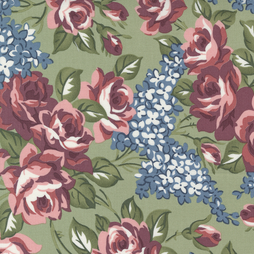 Sunnyside Rosy Moss 55280 16 Large Floral