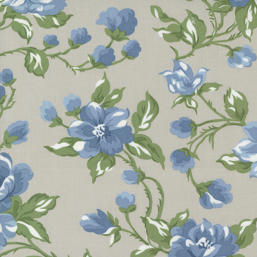 Shoreline Cottage Large Floral Grey 55300 16 Quilting Fabric