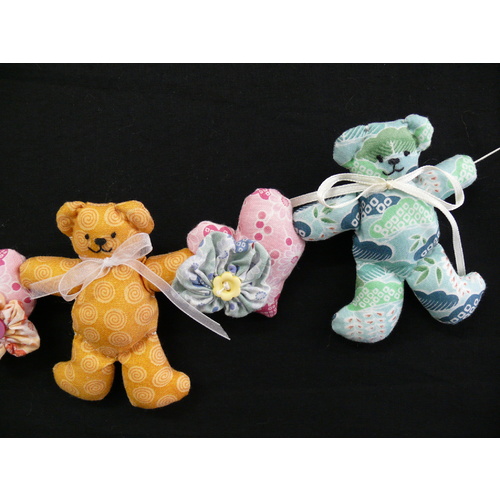 Bear Heart Bear Softies PDF Pattern 9cm and 13cm 