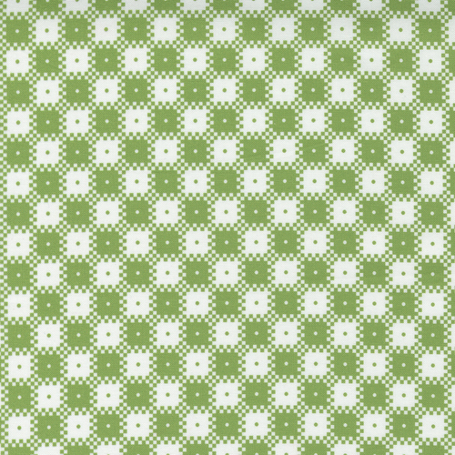 Story Time Green Check m2179715 Patchwork Fabric