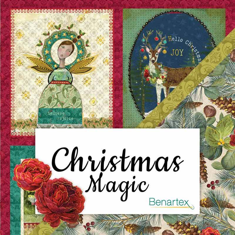 Christmas Magic Fat Quarter Bundle by Kelly Rae Roberts - Benartex Fabrics