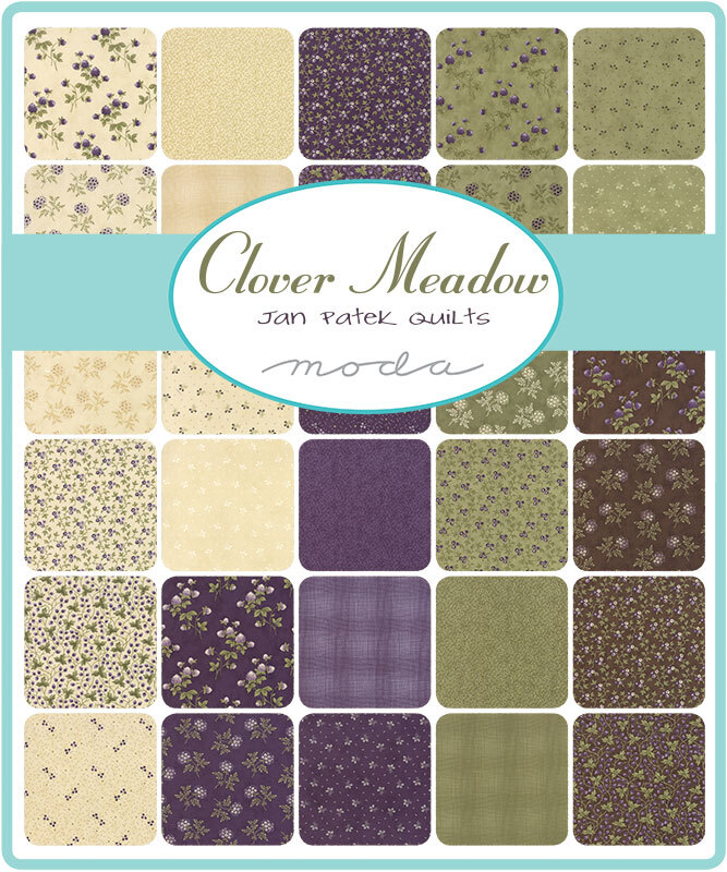 Clover Meadow 2237 12 Purple Quilting Fabric Moda
