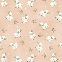 ABC Story Baby Lamb Tossed Coral 1105 7424