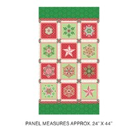 Holiday Jewels 1124-6699 Panel SNOWFLAKE PANEL MULTI 40″x44″