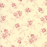 Nancys Needle 1850-1880 Cream Red 31602 14 Patchwork Fabric 