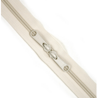 Ivory Double-Slide Handbag Zipper 110cm (43" ) (Size #5)