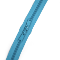 Light Blue Double-Slide Handbag Zipper 110cm (43" ) (Size #5)