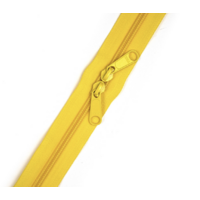 Yellow Double-Slide Handbag Zipper 110cm (43" ) (Size #5)