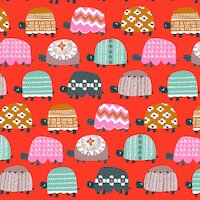 Hibernate Tortoises By Stephanie ThannHauser D1716 Patchwork & Quilting Fabric