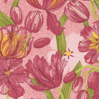 Tulip Tango  Princess M4871017 Quilting Fabric