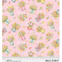 Boots & Blooms PB4738P Multi Tossed Floral Quilting Fabric