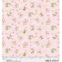 Boots & Blooms PB4740P Pink Floral Quilting Fabric