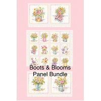 Boots & Blooms Three Panel Bundle