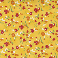 Story Time Yellow Calico Floral m2179314 Patchwork Fabric 