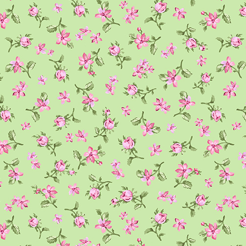 Rose Whispers Rose Meadow Green 10365-40