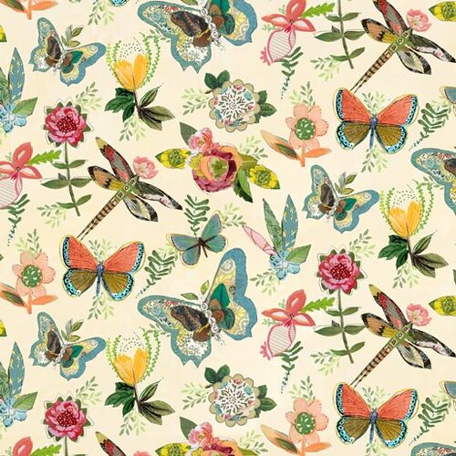 Be the Light Garden of Light Allover Lt Yellow 1067-9204 Fabric
