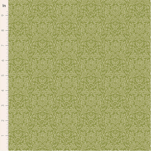 Tilda Lila Green 110155 Quilting Fabric 