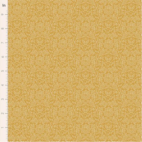 Tilda Lila Mustard 110161 Quilting Fabric 