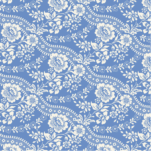 Tilda Something Blue Celeste Blue 110165 Quilting Fabric