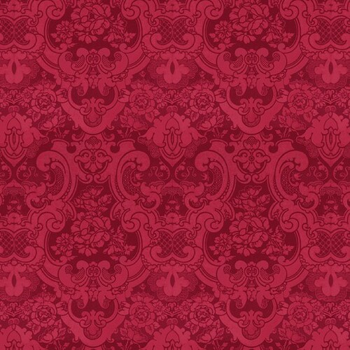 Christmas Magic Brocade Red 1121-2410 Patchwork Fabric
