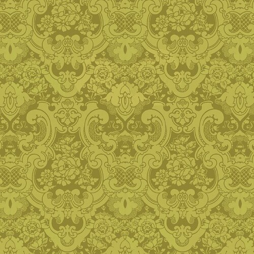 Christmas Magic Brocade Lime 1121-2440 Patchwork Fabric