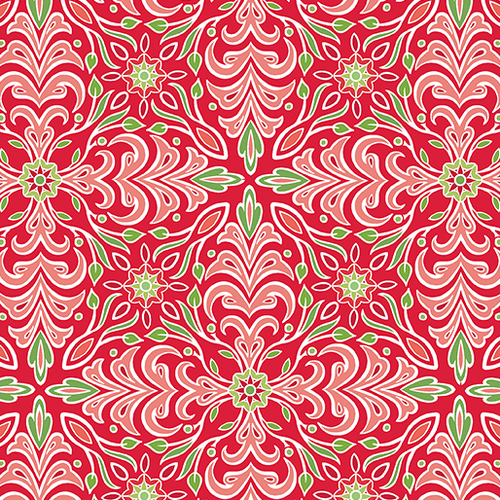 Holiday Jewels MEDALLION RED 1124-6210