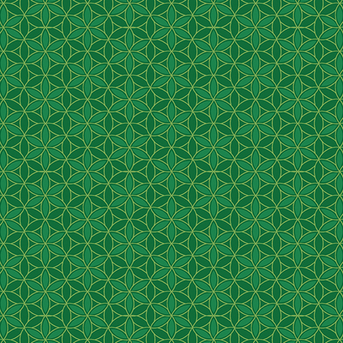 Holiday Jewels LACE GREEN 1124-6540