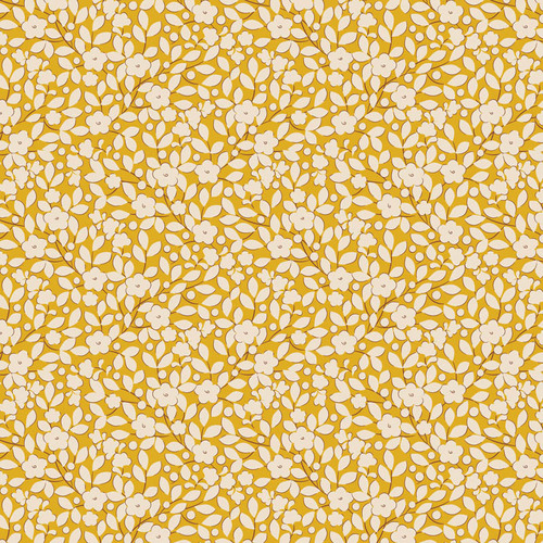 Tilda Creating Memories Spring130120 Avery Yellow Quilting Fabric