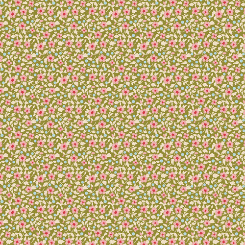 Tilda Creating Memories Spring 130121 Brie Green Quilting Fabric