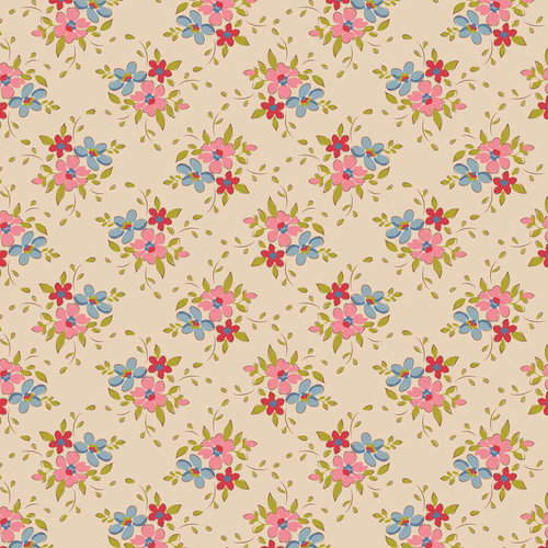 Tilda Creating Memories Spring 130124 Frida Pearl Quilting Fabric