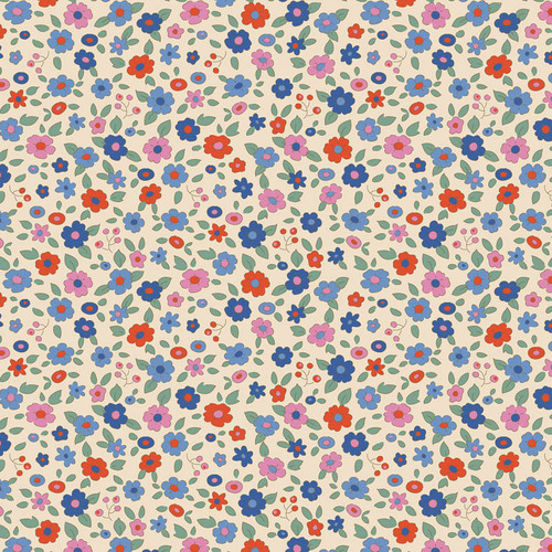 Tilda Creating Memories 130133 Evie Blue Quilting Fabric