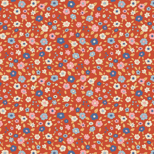 Tilda Creating Autumn Memories 130138 Evie Rust Quilting Fabric