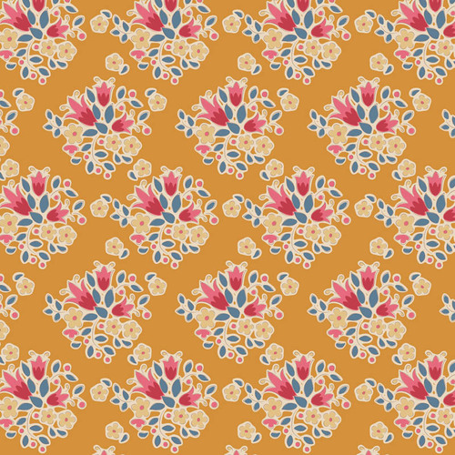 Tilda Creating Autumn Memories 130139 Lulu Saffron Quilting Fabric