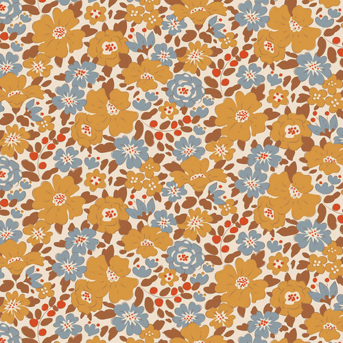 Tilda Creating Autumn Memories 130142 Harper Saffron Quilting Fabric
