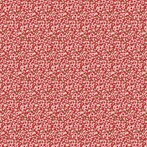 Tilda Creating Memories 130149 Brie Red Quilting Fabric