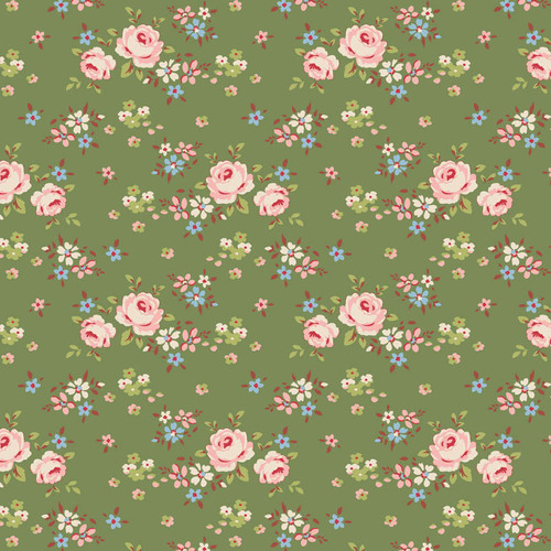 Tilda Creating Memories 130151 Gracie Green Quilting Fabric
