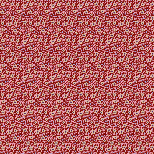 Tilda Brie Basics Burgendy 130193 Quilting Fabric 