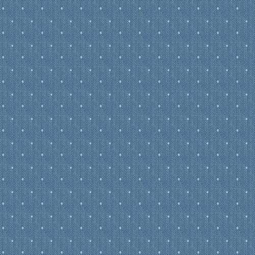 Tilda Creating Memories 160067 Tinydot Blue Woven Quilting Fabric