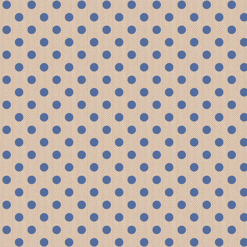 Tilda Creating Memories 160071 Polkadot Blue Woven Quilting Fabric