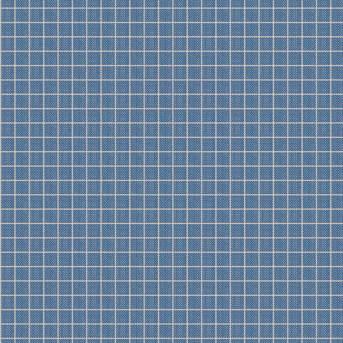 Tilda Creating Memories 160072 Plaid Blue Woven Quilting Fabric