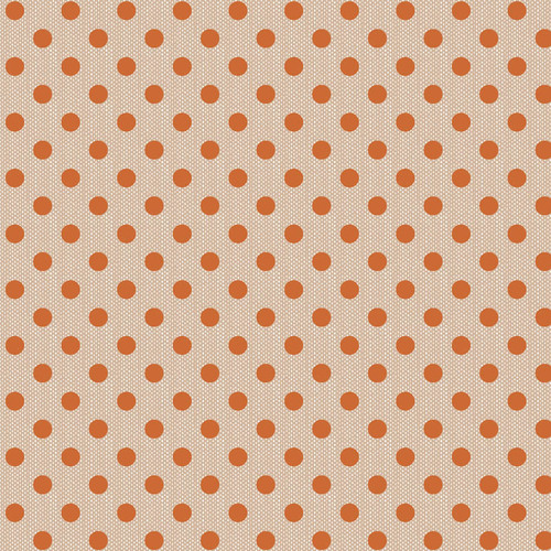 Tilda Creating Autumn Memories 160078 Polkadot Ginger Woven Quilting Fabric