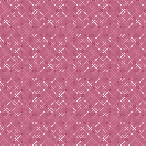 Stitch Garden 16193-24 Cross Stitch Texture Peony Quilt Fabric