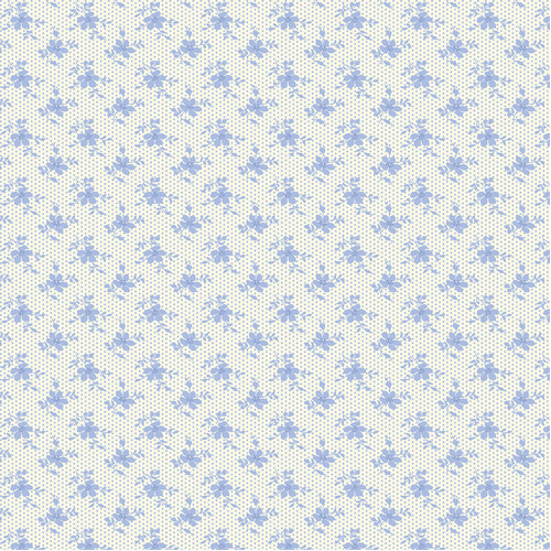 April's Garden Eloise Light Blue 16543 50  Quilting Fabric 
